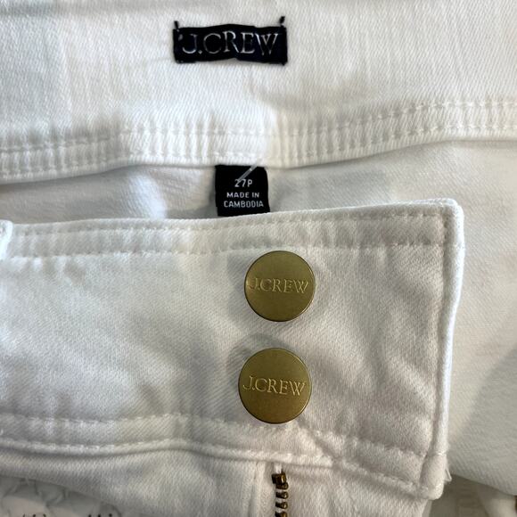 J.Crew Slim Wide Jean Stacked Buttons Denim Vacation Holiday Trip CH889 P27 - Picture 13 of 14